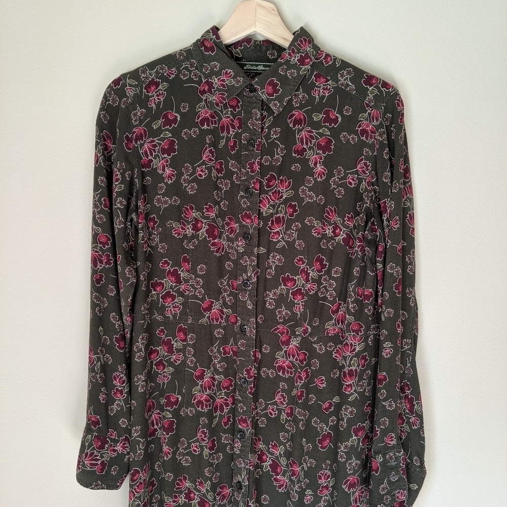 Floor Length Eddie Bauer Shirt Dress